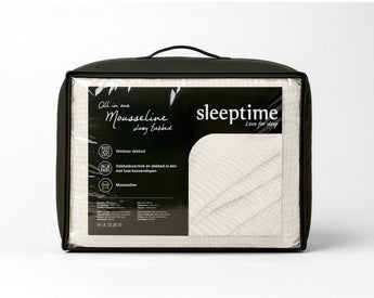 Sleeptime Dekbed en Overtrek in 1 - Mousseline - Beige - Dromen & Wonen