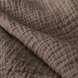 Sleeptime Dekbed en Overtrek in 1 - Mousseline - Donker Taupe - Dromen & Wonen