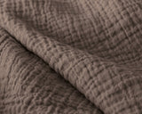 Sleeptime Dekbed en Overtrek in 1 - Mousseline - Donker Taupe - Dromen & Wonen