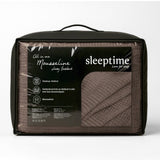 Sleeptime Dekbed en Overtrek in 1 - Mousseline - Donker Taupe - Dromen & Wonen