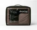 Sleeptime Dekbed en Overtrek in 1 - Mousseline - Donker Taupe - Dromen & Wonen
