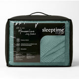 Sleeptime Dekbed en Overtrek in 1 - Mousseline - Groen - Dromen & Wonen