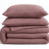 Sleeptime Dekbed en Overtrek in 1 - Mousseline - Roze - Dromen & Wonen