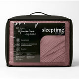 Sleeptime Dekbed en Overtrek in 1 - Mousseline - Roze - Dromen & Wonen