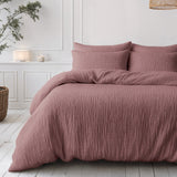 Sleeptime Dekbed en Overtrek in 1 - Mousseline - Roze - Dromen & Wonen