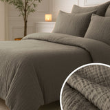 Sleeptime Dekbed en Overtrek in 1 - Mousseline - Taupe - Dromen & Wonen