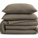Sleeptime Dekbed en Overtrek in 1 - Mousseline - Taupe - Dromen & Wonen