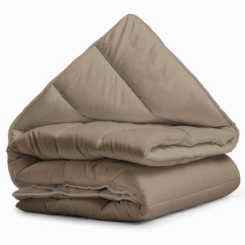 Sleeptime Dekbed en Overtrek in 1 - Taupe - Dromen & Wonen