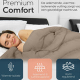 Sleeptime Dekbed en Overtrek in 1 - Taupe - Dromen & Wonen