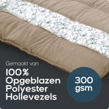 Sleeptime Dekbed en Overtrek in 1 - Taupe - Dromen & Wonen