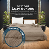 Sleeptime Dekbed en Overtrek in 1 - Taupe - Dromen & Wonen