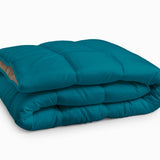 Sleeptime Dekbed en Overtrek in 1 - Taupe/Blauw - Dromen & Wonen