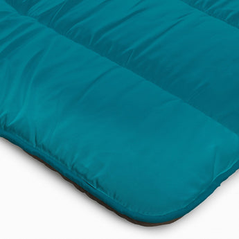 Sleeptime Dekbed en Overtrek in 1 - Taupe/Blauw - Dromen & Wonen
