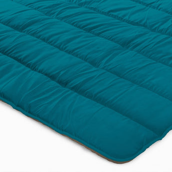Sleeptime Dekbed en Overtrek in 1 - Taupe/Blauw - Dromen & Wonen