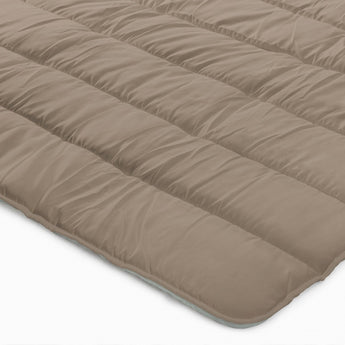 Sleeptime Dekbed en Overtrek in 1 - Taupe/Gebroken Wit - Dromen & Wonen