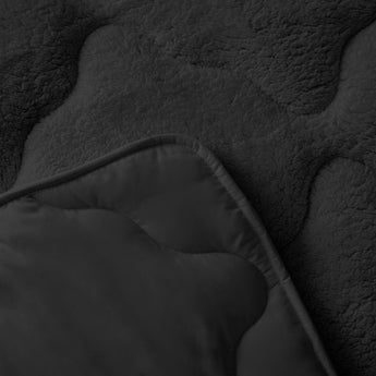 Sleeptime Dekbed en Overtrek in 1 - Teddy - Antraciet - Dromen & Wonen