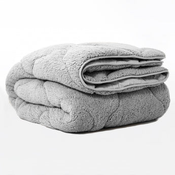 Sleeptime Dekbed en Overtrek in 1 - Teddy - Grijs - Dromen & Wonen