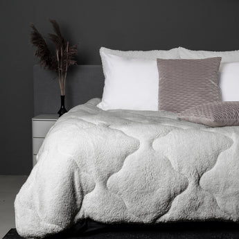 Sleeptime Dekbed en Overtrek in 1 - Teddy - Grijs - Dromen & Wonen