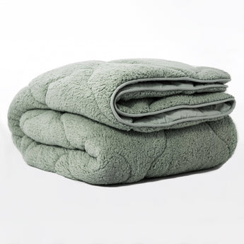 Sleeptime Dekbed en Overtrek in 1 - Teddy - Groen - Dromen & Wonen