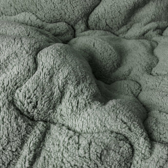 Sleeptime Dekbed en Overtrek in 1 - Teddy - Groen - Dromen & Wonen