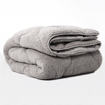 Sleeptime Dekbed en Overtrek in 1 - Teddy - Taupe - Dromen & Wonen