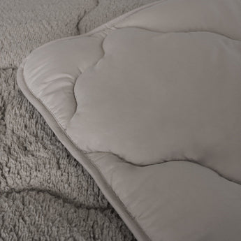 Sleeptime Dekbed en Overtrek in 1 - Teddy - Taupe - Dromen & Wonen
