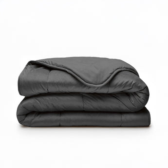 Sleeptime Dekbed en Overtrek in 1 - Velvet - Antraciet - Dromen & Wonen