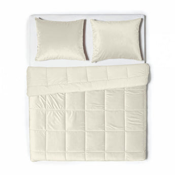 Sleeptime Dekbed en Overtrek in 1 - Velvet - Creme - Dromen & Wonen