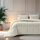 Sleeptime Dekbed en Overtrek in 1 - Velvet - Creme - Dromen & Wonen