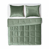 Sleeptime Dekbed en Overtrek in 1 - Velvet - Groen - Dromen & Wonen