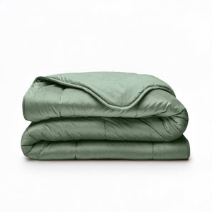 Sleeptime Dekbed en Overtrek in 1 - Velvet - Groen - Dromen & Wonen