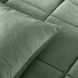 Sleeptime Dekbed en Overtrek in 1 - Velvet - Groen - Dromen & Wonen