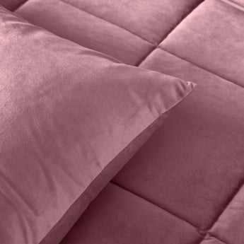 Sleeptime Dekbed en Overtrek in 1 - Velvet - Roze - Dromen & Wonen