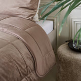 Sleeptime Dekbed en Overtrek in 1 - Velvet - Taupe - Dromen & Wonen