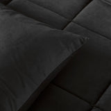 Sleeptime Dekbed en Overtrek in 1 - Velvet - Zwart - Dromen & Wonen