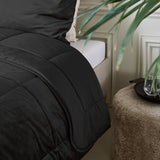 Sleeptime Dekbed en Overtrek in 1 - Velvet - Zwart - Dromen & Wonen