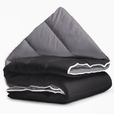 Sleeptime Dekbed en Overtrek in 1 - Zwart/Antraciet - Dromen & Wonen