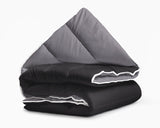 Sleeptime Dekbed en Overtrek in 1 - Zwart/Antraciet - Dromen & Wonen