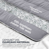 Sleeptime Dekbed en Overtrek in 1 - Zwart/Antraciet - Dromen & Wonen