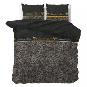 Sleeptime Eternal Love Zwart Dekbedovertrek - Dromen & Wonen