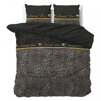 Sleeptime Eternal Love Zwart Dekbedovertrek - Dromen & Wonen