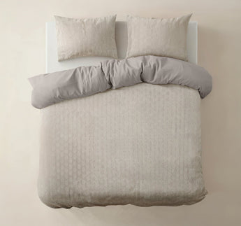 Sleeptime Flanel Art Beige Dekbedovertrek - Dromen & Wonen