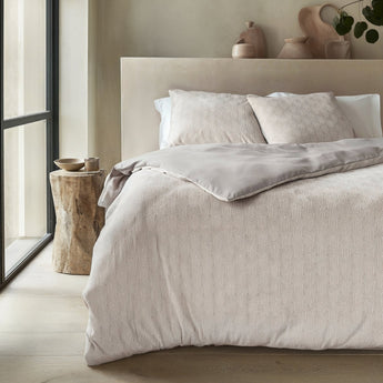 Sleeptime Flanel Art Beige Dekbedovertrek - Dromen & Wonen