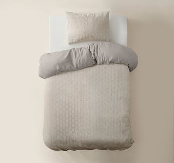 Sleeptime Flanel Art Beige Dekbedovertrek - Dromen & Wonen