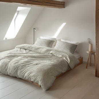 Sleeptime Flanel Claire Zand Dekbedovertrek - Dromen & Wonen