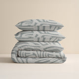 Sleeptime Flanel Danis Groen/Grijs Dekbedovertrek - Dromen & Wonen