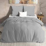 Sleeptime Flanel Mendez Grijs Dekbedovertrek - Dromen & Wonen