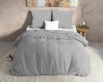 Sleeptime Flanel Mendez Grijs Dekbedovertrek - Dromen & Wonen
