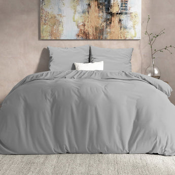 Sleeptime Flanel Mendez Grijs Dekbedovertrek - Dromen & Wonen