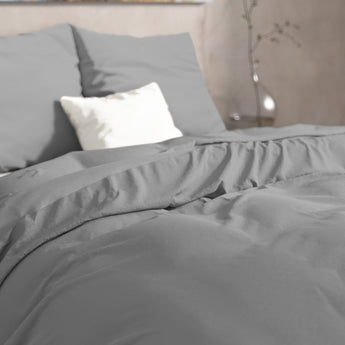 Sleeptime Flanel Mendez Grijs Dekbedovertrek - Dromen & Wonen